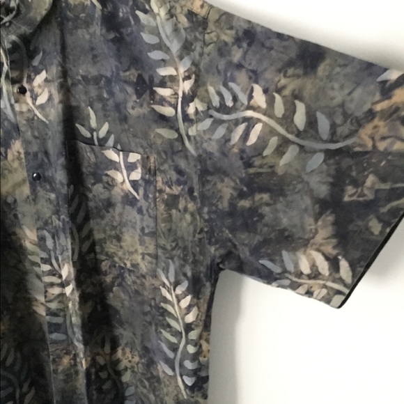 Java lava button down shirt 90s - Picture 2 of 8